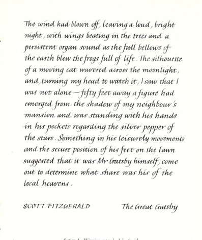 Example of Italic Handwriting