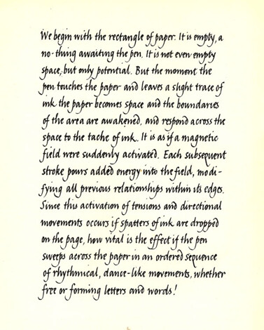 Example of Italic Handwriting
