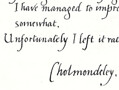 Example of Italic Handwriting