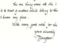 Example of Italic Handwriting